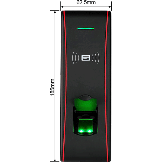 Terminal biométrico compacto