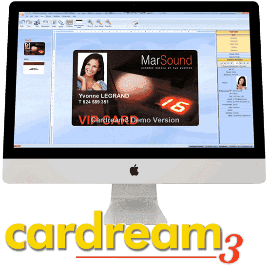 Logiciel Cardream3 d'édition de cartes Logiciel Cardream3 d'édition de cartes